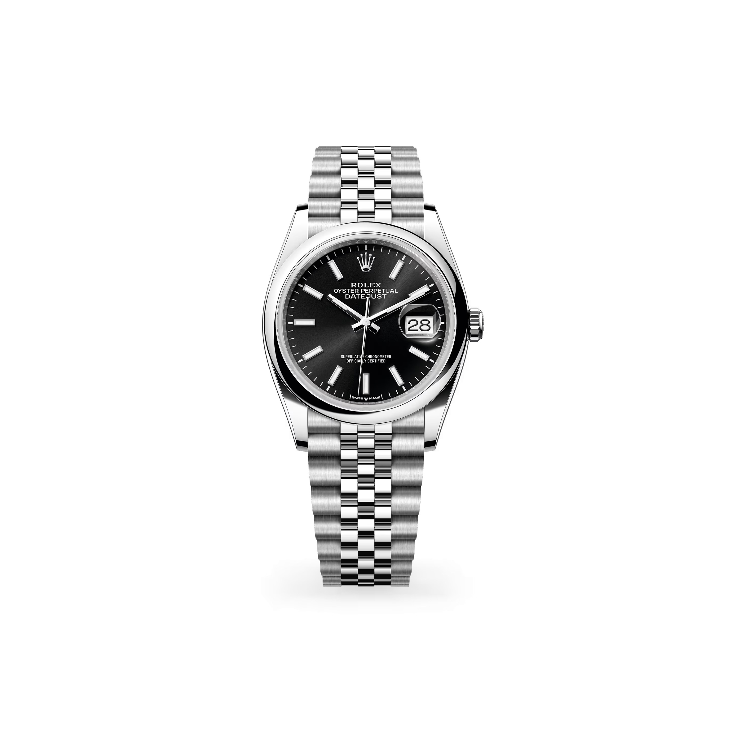 ROLEX DATEJUST 36 OYSTER, 36 MM, OYSTERSTEEL M126200-0003